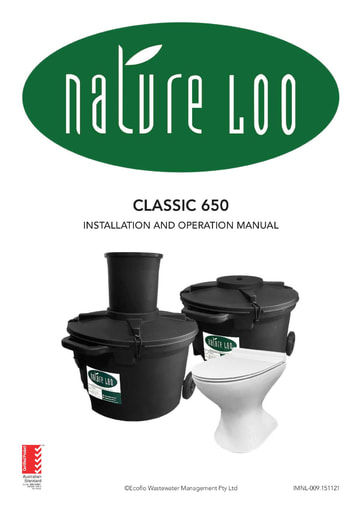 Nature Loo™ | Classic 650 Manual